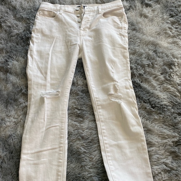 7 for all mankind women’s white jeans - Picture 3 of 10